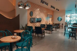 modern cafe interieur