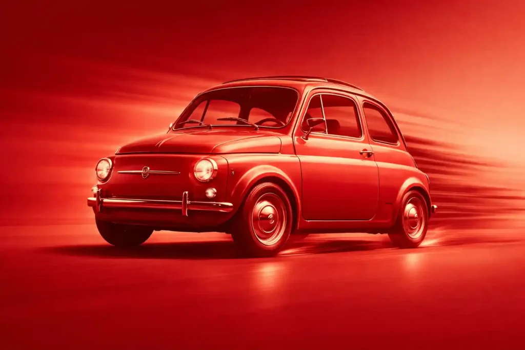 Fiat 500- in Crimsom Crime style