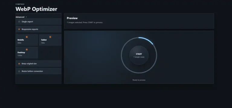 Compixio - Interface